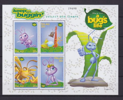 Palau 1383/1386 postfr./mnh Walt Disney