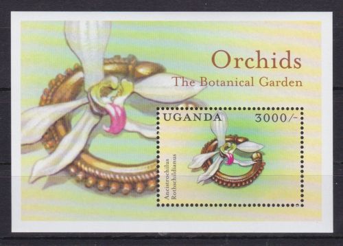 Uganda Block 318 postfr./mnh Orchideen flowers 2000