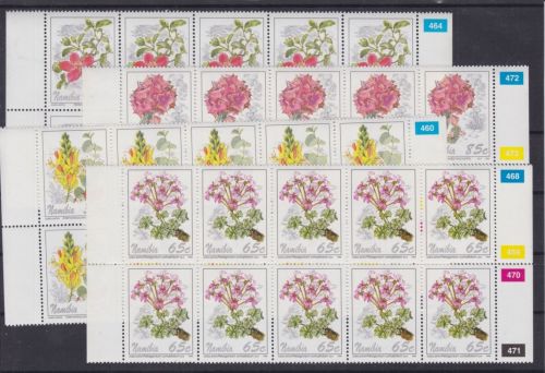 Namibia 10 x 772/775 postfr./mnh Blumen flowers 1994