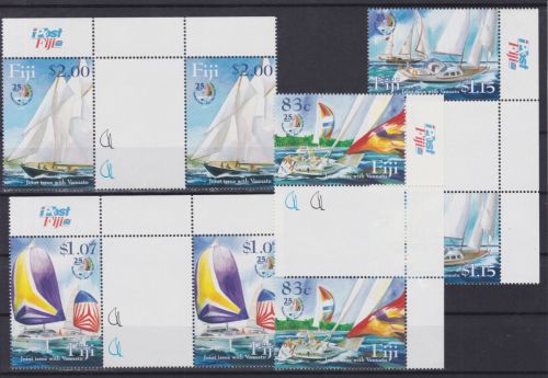 Fiji 1080/1083 gutter pairs postfr./mnh Schiffe ships Segeln 2004