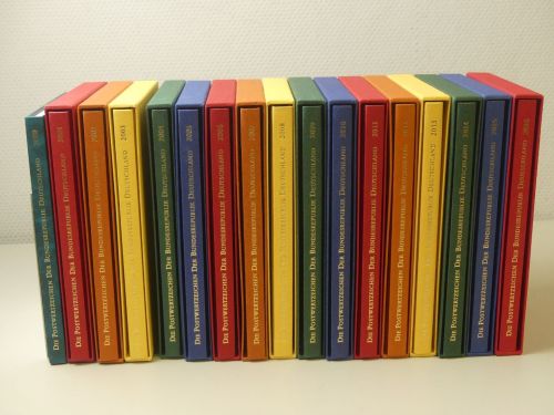 Bund Jahrbücher 2000/2016 OHNE Marken mit Schwarzdrucken komplett