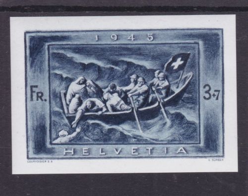 Schweiz 445 postfr./mnh Kriegsgeschädigte 1945