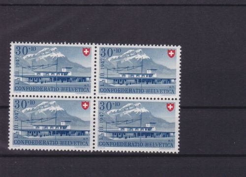 Schweiz 483 4er-Block postfr./mnh Pro Patria 1947