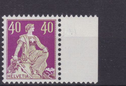 Schweiz 208 y postfr./mnh sitzende Helvetia 1933 Michel 120 €