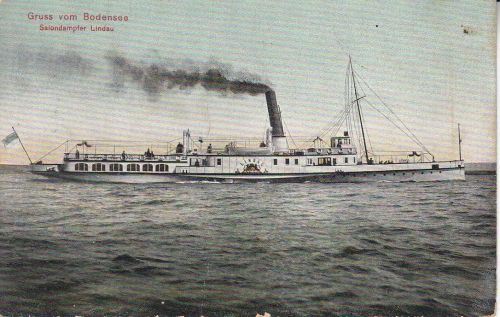 Gruss vom Bodensee Salondampfer Lindau