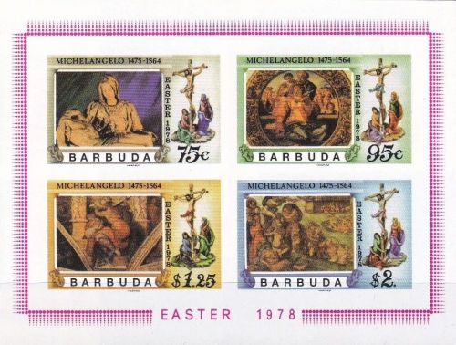 Barbuda Block 31 U postfr./mnh Gemälde paintings 1978 IMPERF.