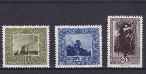 Liechtenstein 301/303 postfr./mnh Gemälde 1951