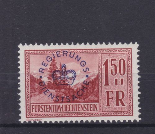 Liechtenstein Dienst 19 postfr./mnh 1934