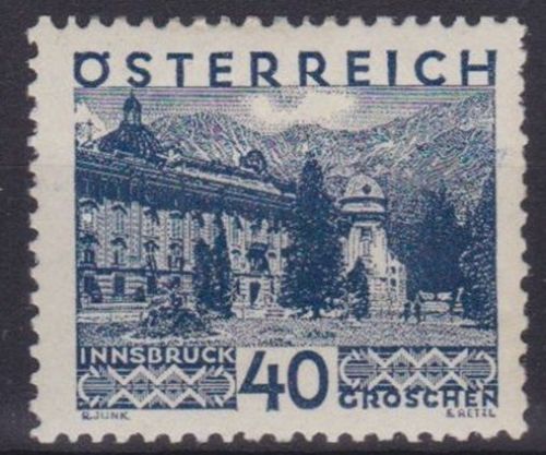 Österreich 507 postfr./mnh große Landschaften 1929 Michel 100 €