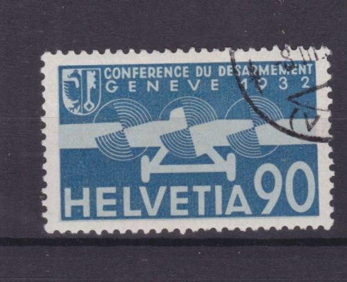 Schweiz 258 gest./used Flugpost 1932 Michel 45 €