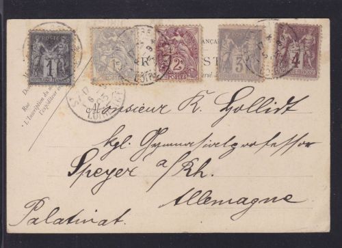 Frankreich Ansichtskarte St. Nazaire 1903