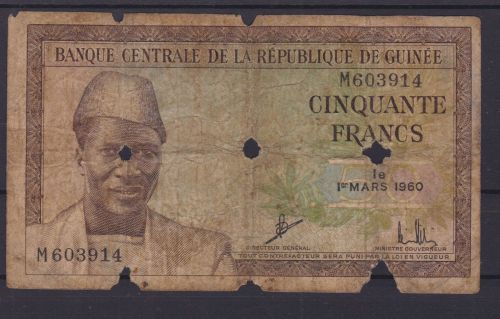 Guinea 50 Francs 1960