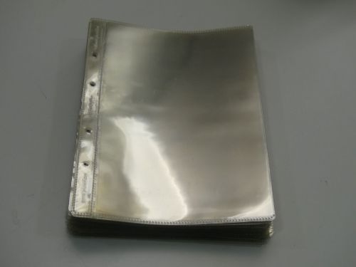 philswiss 200 Klarsichthüllen/Albenblätter ganzseitig für große Briefe WWF