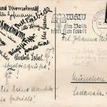 AK Regensburg Absolvia Gymnasium 1938 mit 15 Unterschriften