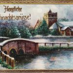 Präge-AK Herzliche Weihnachtsgrüße 1932
