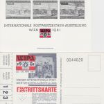 Österreich 13 x Sonderdrucke, Eintrittskarten, Schwarzdrucke, usw. aus 1968/1981