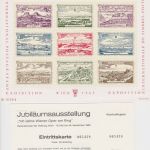 Österreich 14 x Sonderdrucke, Eintrittskarten, Schwarzdrucke, usw. aus 1968/1981