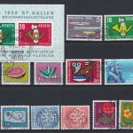 Schweiz Lot aus 1956/1960 gest. Lot Michel 139 €