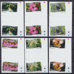Niuafo´ou 515/6 postfr./mnh Schmetterlinge butterflies ungez.IMPERF.gutter pairs