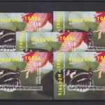 Tonga 5 x Block 89 U postfr./mnh Schmetterlinge butterflies ungez. IMPERF.