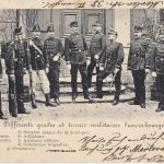AK différents grades et tenues militaires luxembourgeois/ Militäruniformen 1900