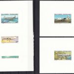 Franz. Polynesien 296/300 postfr./mnh Flugzeuge aviation epreuve de luxe