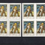 Ajman 209/14A+B 4er-Blocks+Block 21 postfr./mnh Gemälde paintings Michel 71€
