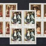 Ajman 209/14A+B 4er-Blocks+Bl. 21 postfr./mnh Gemälde paintings Michel 71 €