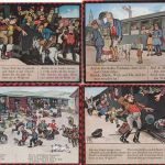 AK schwäbische Eisenbahn 4 Karten