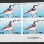 Samoa 1105/1116 postfr./mnh Vögel birds 2013 IMPEFORATED