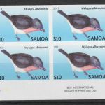 Samoa 1105/1116 postfr./mnh Vögel birds 2013 IMPEFORATED