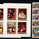 Ajman & Manama postfr./mnh Lot aus 1967/1972 Michel 124 €
