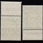 Bund 163 postfr./mnh je 1x vom Oberrand und Unterrand