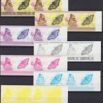 Union Islands 94/101 postfr./mnh Schmetterlinge butterflies in total 112 proofs