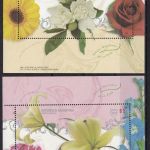 Argentinien 3238/9 + Bl. 98/99 postfr./mnh nach Blumen duftend 2008