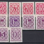 Österreich Porto 204/259 postfr/mnh