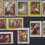 Niger postfr./mnh Lot komplette Sätze Gemälde paintings Michel über 100 €