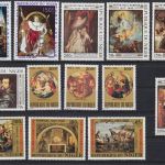 Niger postfr./mnh Lot komplette Sätze Gemälde paintings Michel über 100 €