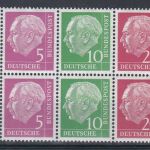 Bund H-Blatt 8 X postfr./gest.
