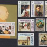 Obervolta postfr./mnh Lot komplette Sätze Gemälde paintings Michel 111 €