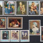 Obervolta postfr./mnh Lot komplette Sätze Gemälde paintings Michel 111 €