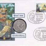 Numisbrief Deutsches Reich 5 Mark 1935 Paul von Hindenburg