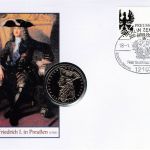 Numisbrief BRD 5 DM 1986 König Friedrich I von Preußen 2001