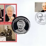 Numisbrief BRD Medaille Johannes Rau 2006