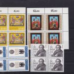Berlin postfr. Lot von 60 4er-Blöcken