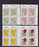 Berlin postfr. Lot von 60 4er-Blöcken