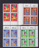 Berlin postfr. Lot von 60 4er-Blöcken