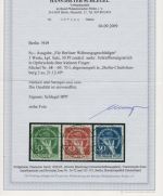 Berlin 68/70 mit Vollstempel und 70 PF I mit Attest Schlegel