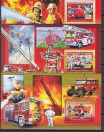 Guinea Block 1063/1070 postfr./mnh Feuerwehr 2006