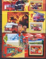 Guinea Block 1063/1070 postfr./mnh Feuerwehr 2006